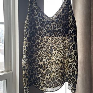 cheetah print tank top